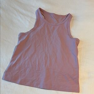 Lululemon High Neck Align Tank Top - Light Mauve Pink